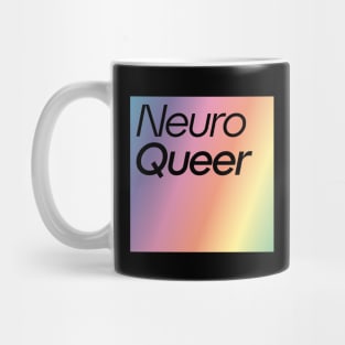 NeuroQueer Rainbow Block Logo Mug